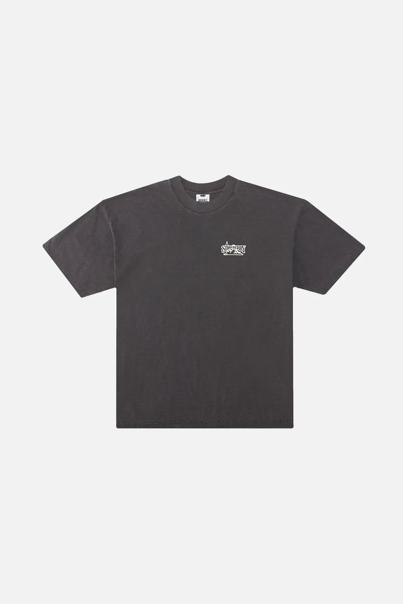 STRAWBERRY Mountain T-Shirt - Vintage Black