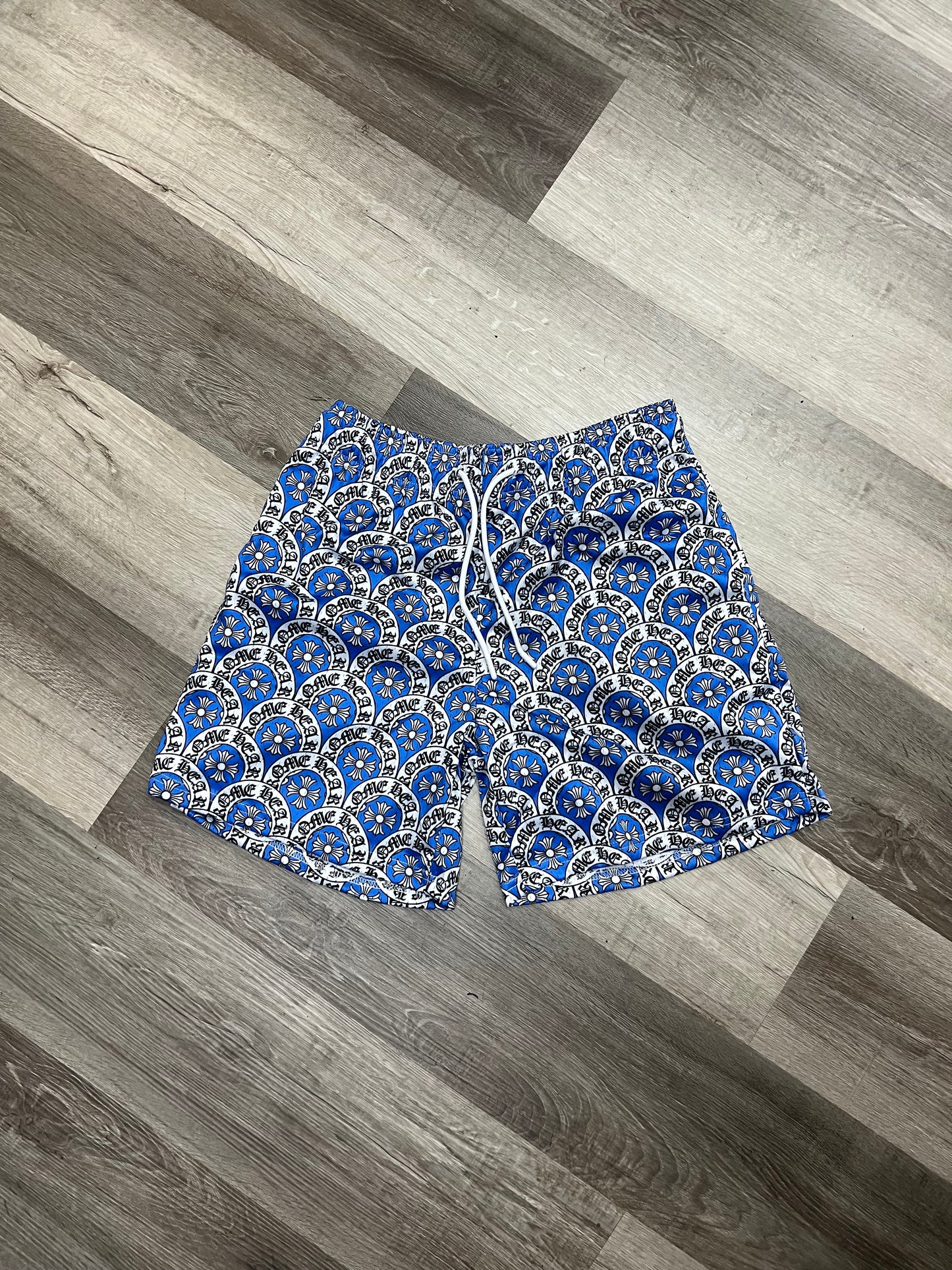 Chrome Hearts Blue Shorts