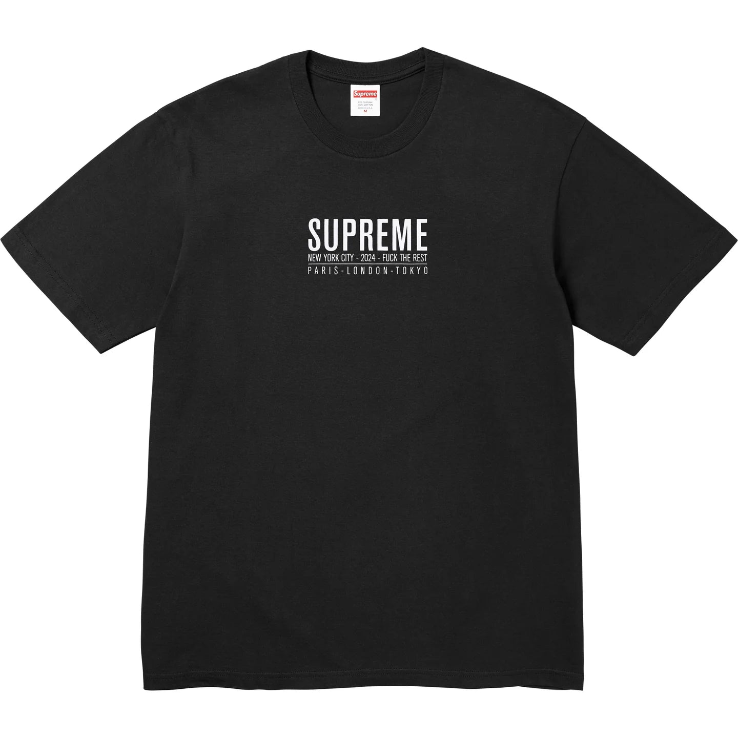 Supreme Paris Tee Black