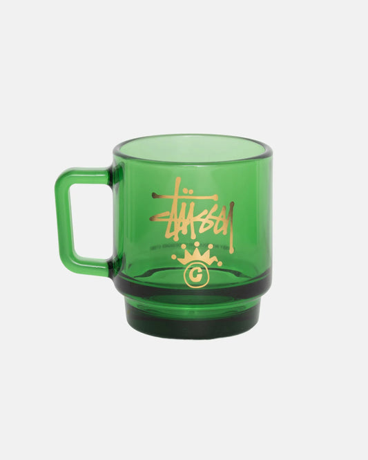 Stüssy STOCK CROWN LOGO GLASS MUG