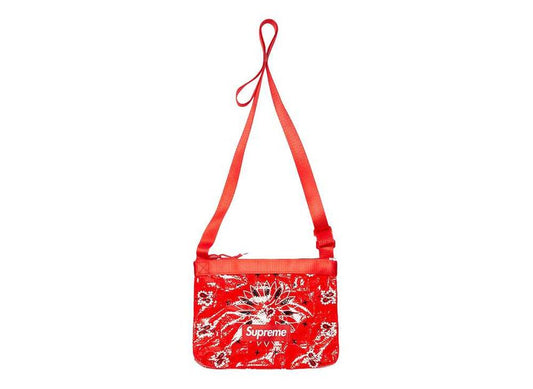 Supreme Bandana Tarp Side Bag "Red"