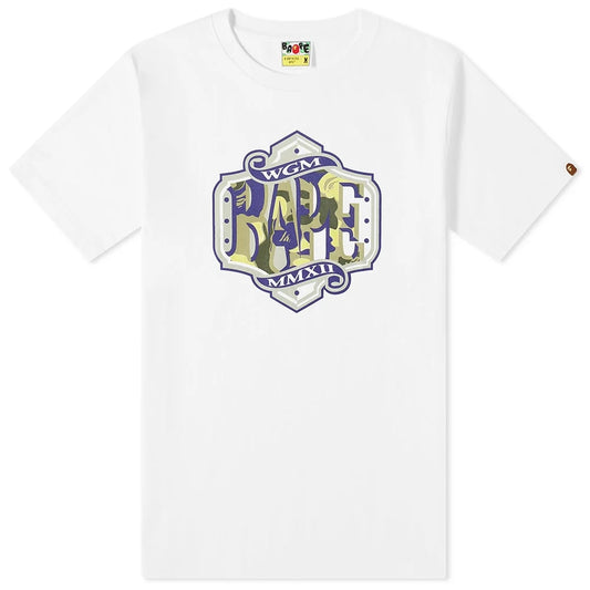 Bape WGM MMXII Logo Tee White