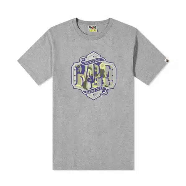 Bape WGM MMXII Logo Tee Grey