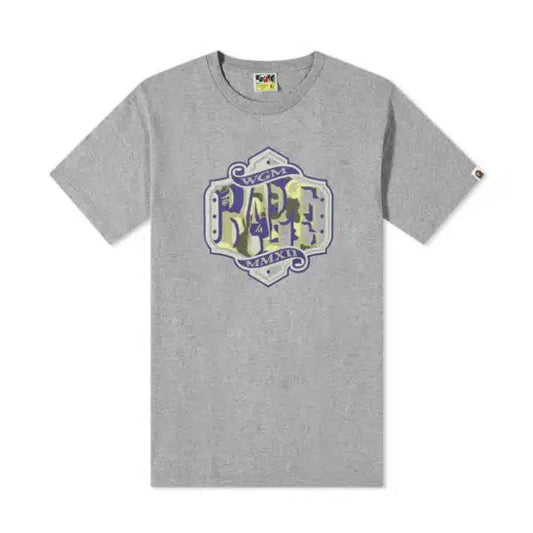 Bape WGM MMXII Logo Tee Grey