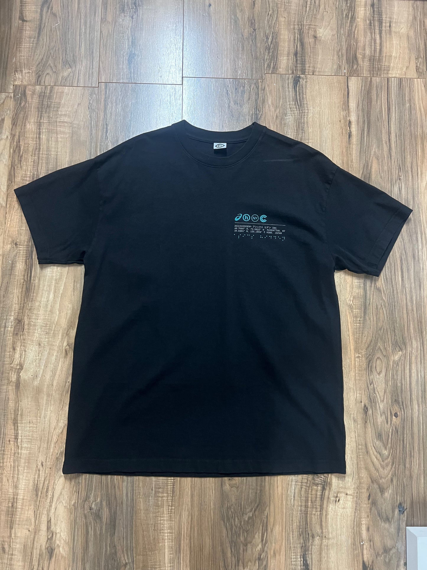 Hidden X Asics Rock Tee Black