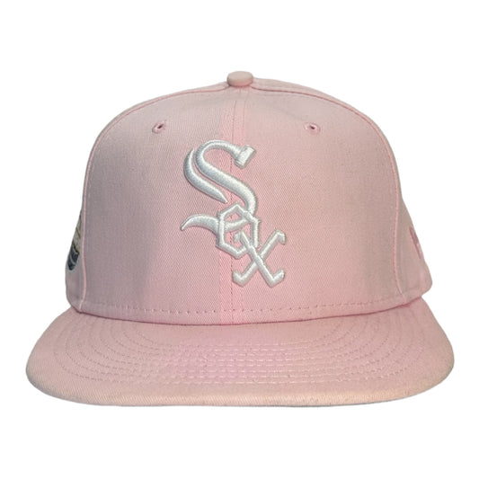 Pink White Sox Fitted