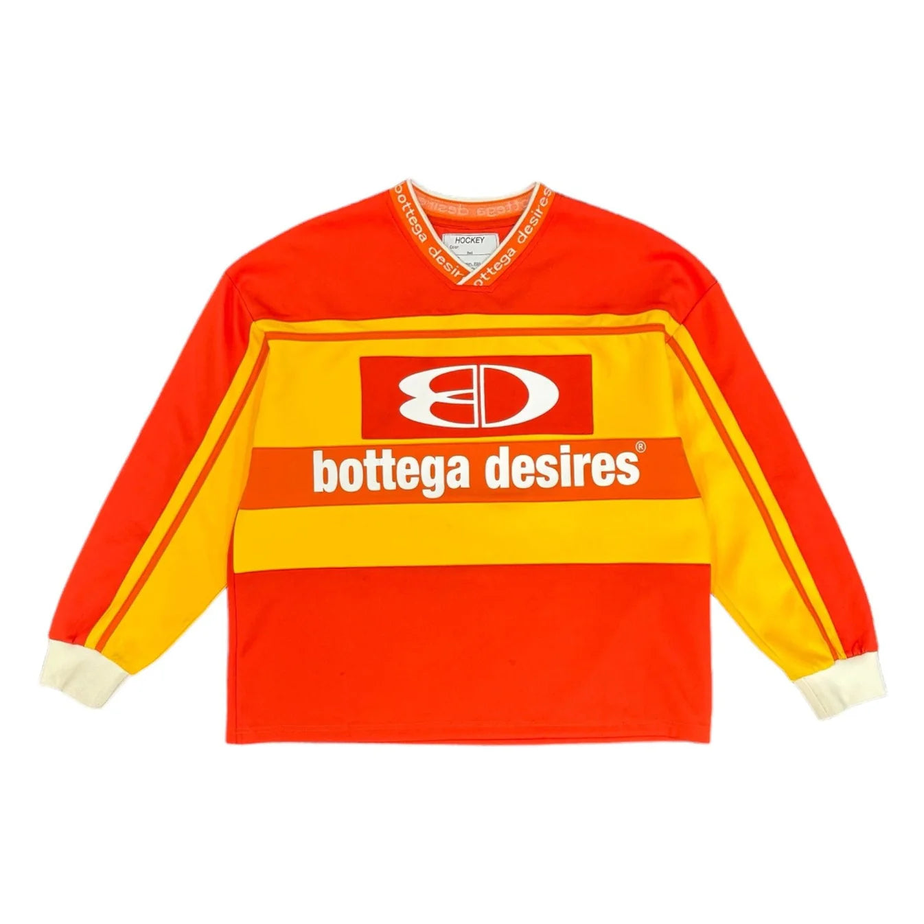 Bottega Desires HOCKEY LONG SLEEVE JERSEY (RED)