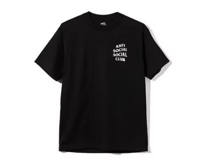 Anti Social Social Club Kkotch Tee Black