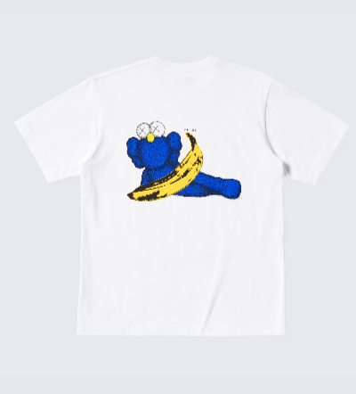 KAWS + Warhol UT Graphic T-Shirt (Banana)