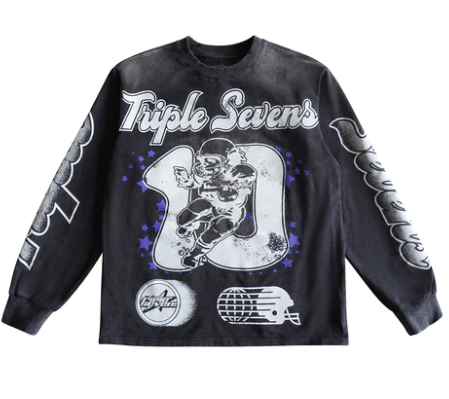 TRIPLE SEVENS ALL STAR LONG SLEEVE TEE [BLACK]