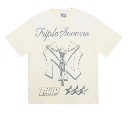 TRIPLE SEVENS NY SAVIOR TEE [CREAM]