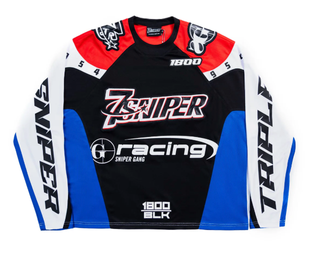 TRIPLE SEVENS 7SNIPER 1800 Racing Jersey (Blue/Red)