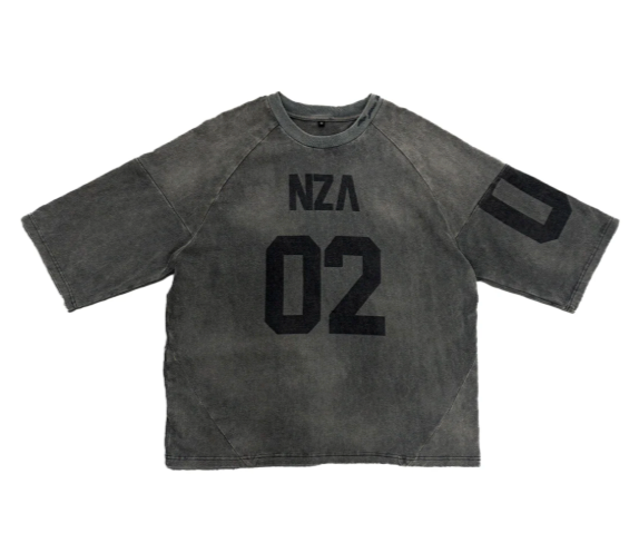 Visionary Club "CHARCOAL BLACK" PANELED OVERSIZED JERSEY