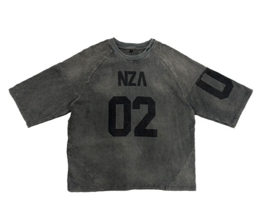 Visionary Club "CHARCOAL BLACK" PANELED OVERSIZED JERSEY