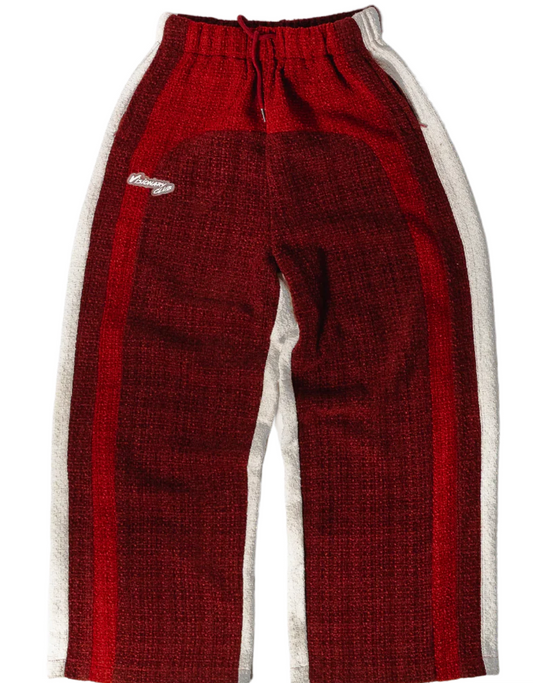 Visionary Club "RADIANT AURA" V2 WIDE LEG SWEATS (TRIPLE CHERRY)