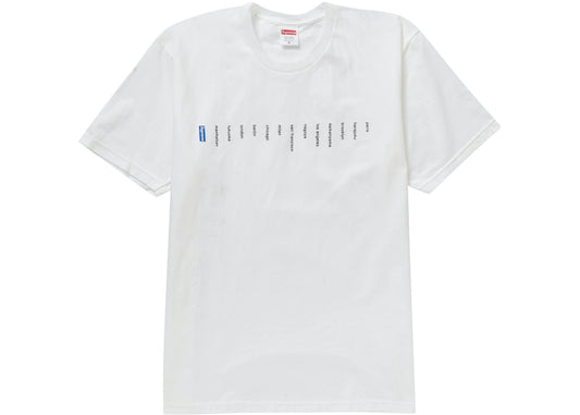 Supreme Location Tee White