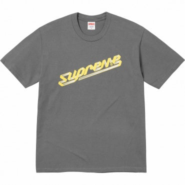 Supreme Banner Tee Charcoal