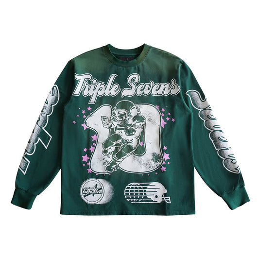 Triple Sevens ALL STAR LONG SLEEVE TEE [FOREST]