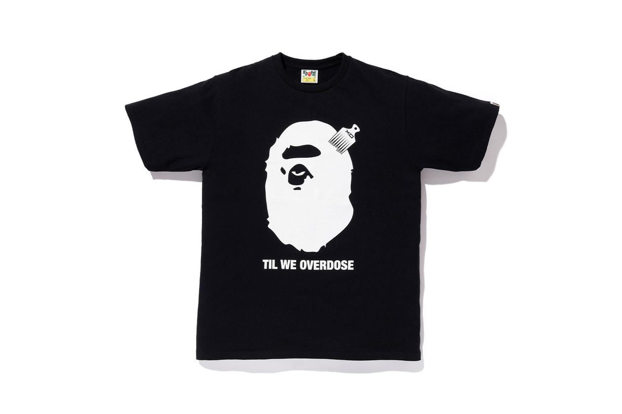 BATHING APE XO TILL WE OVERDOSE BLACK