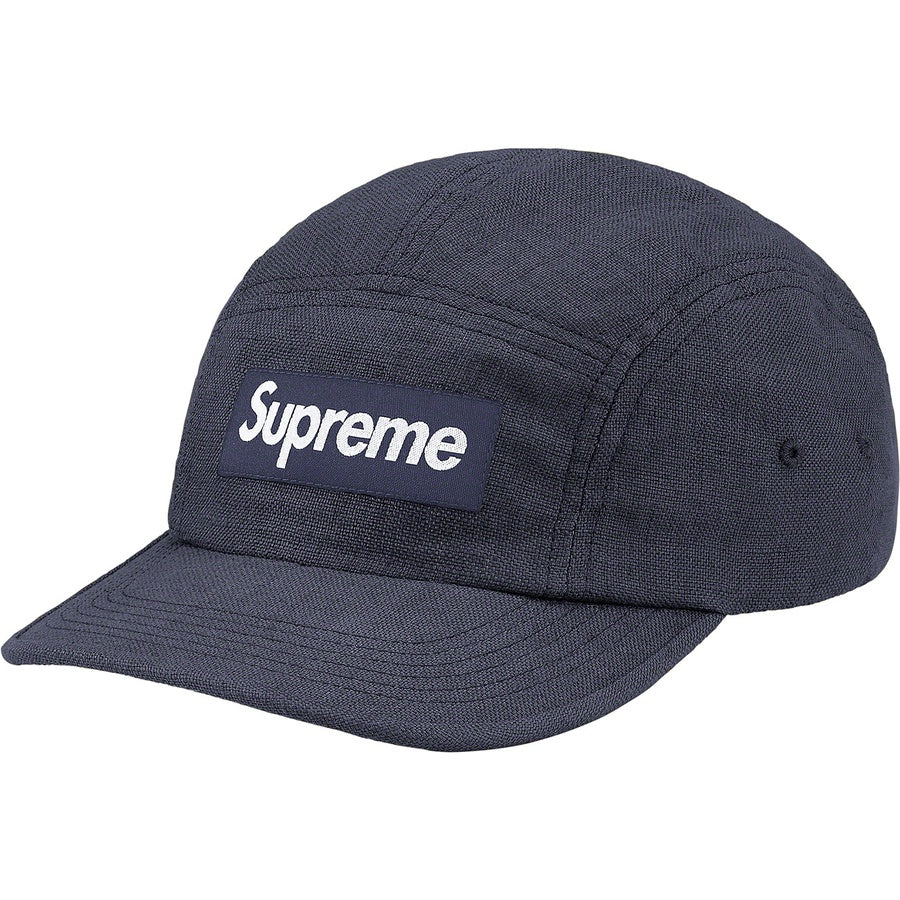 Supreme Linen Camp Cap Navy